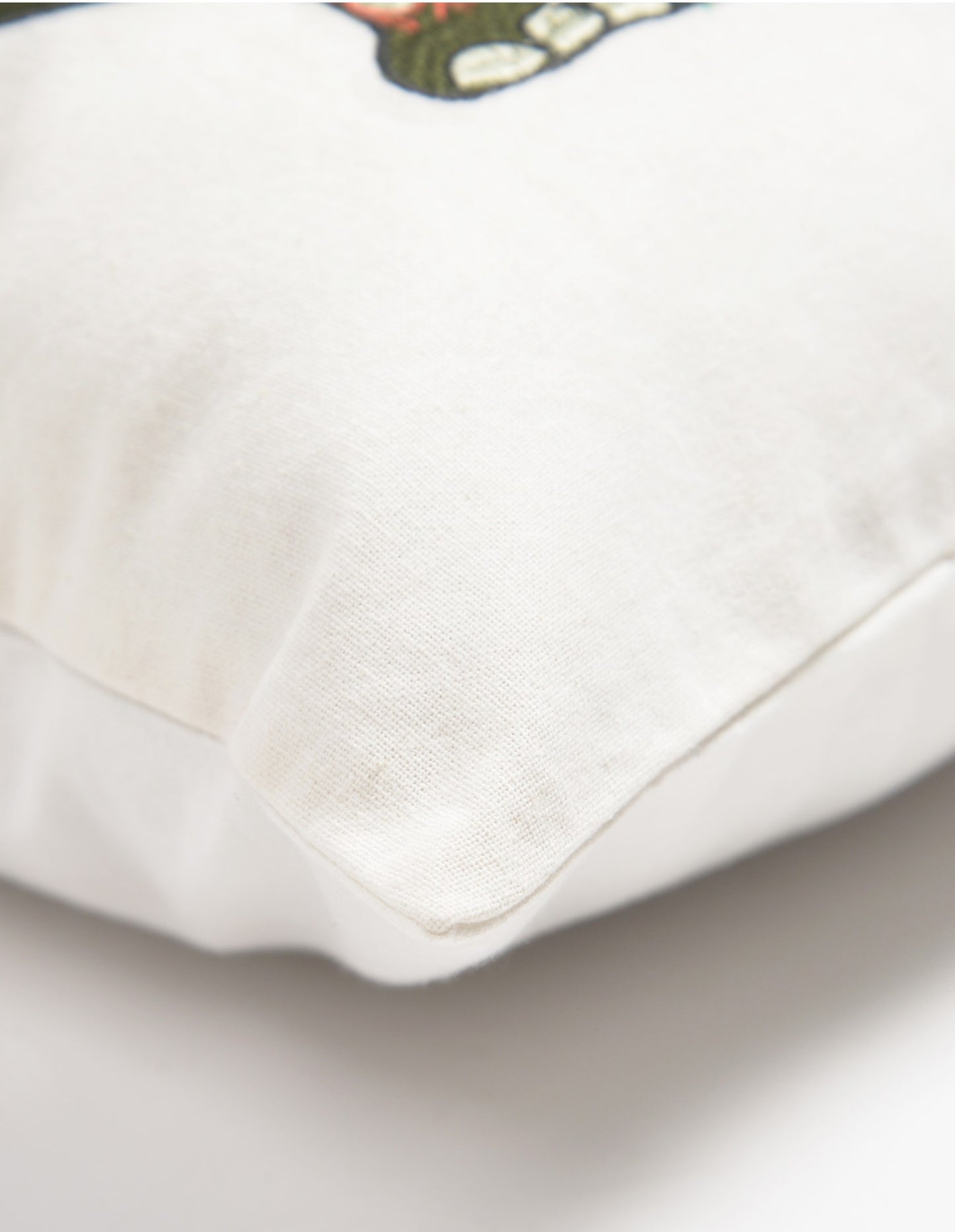 Decorated Traditional Elephant Embroidered Cushion Cover