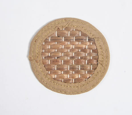 Woven 3-Inch Water Hyacinth Coasters (Set of 6)