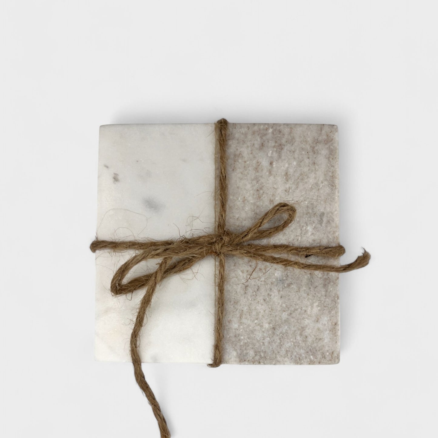 Colourblock Square Marble Coasters (set of 4)