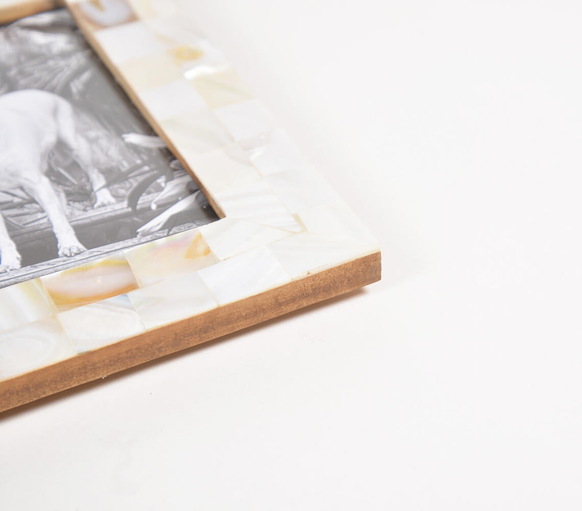 Handmade Mother-of-Pearl Photo Frame