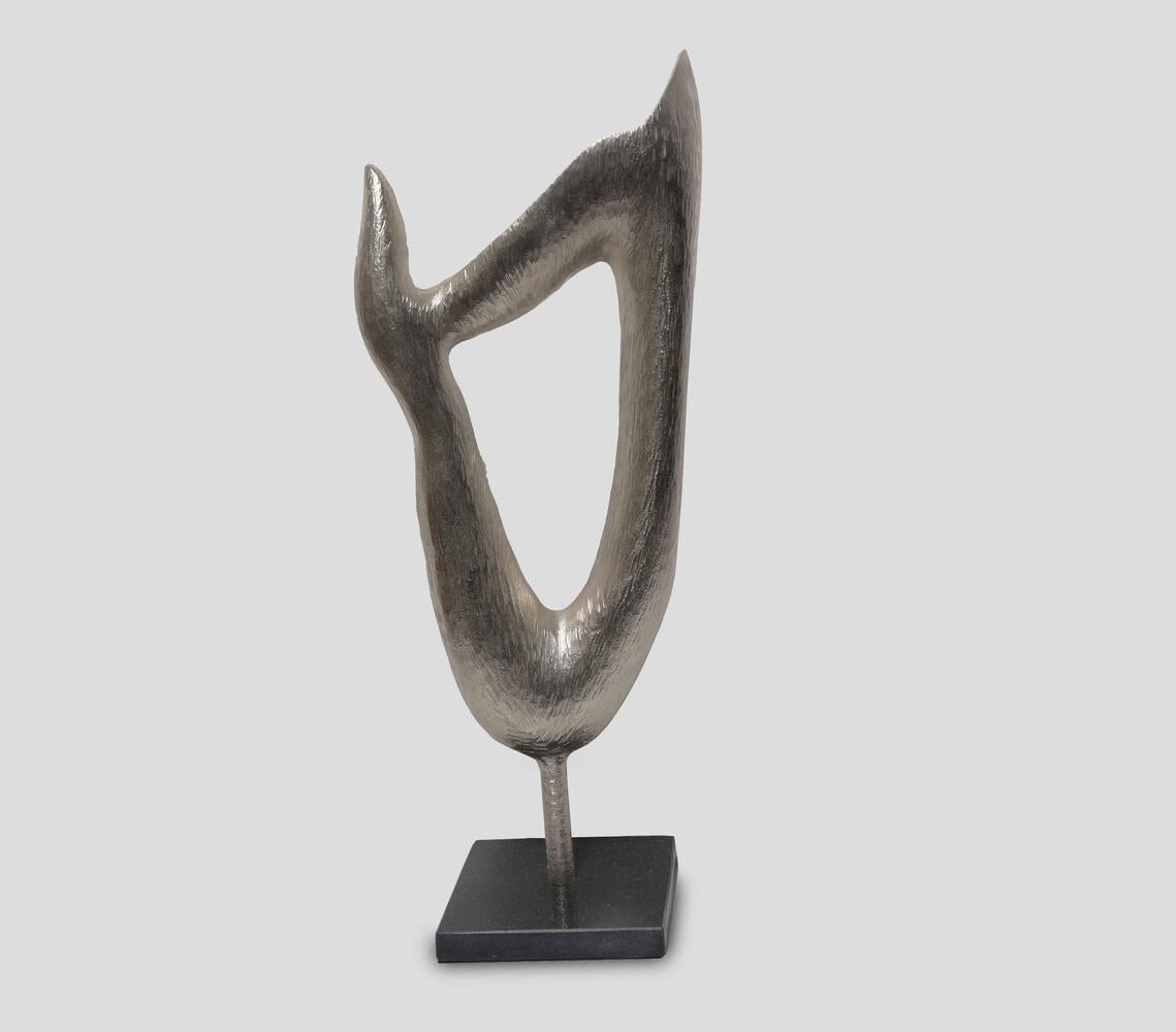 Metal Cast Aluminium Silver Tabletop Decorative