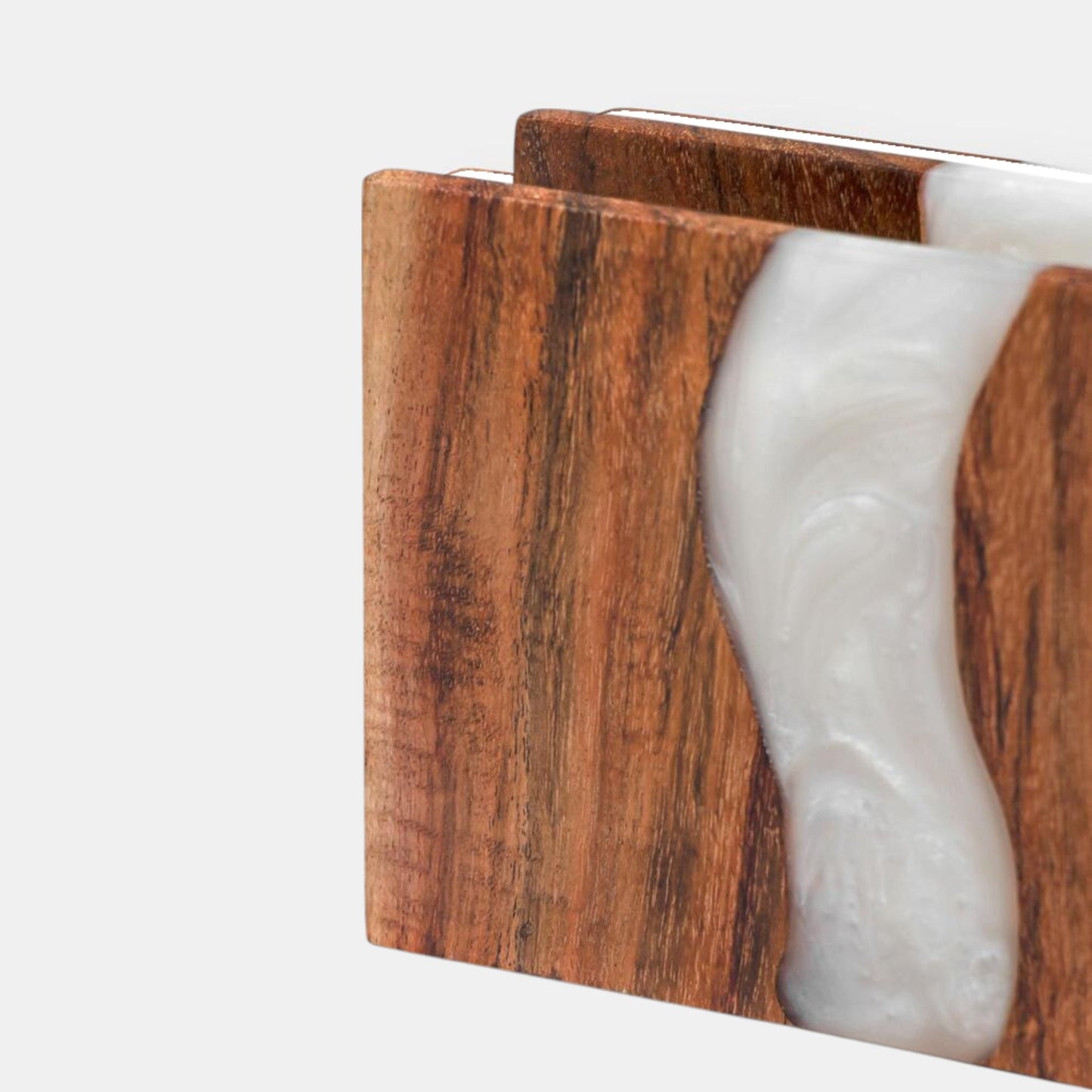 Luxury Feast Live Edge Acacia Wood Napkin Holder