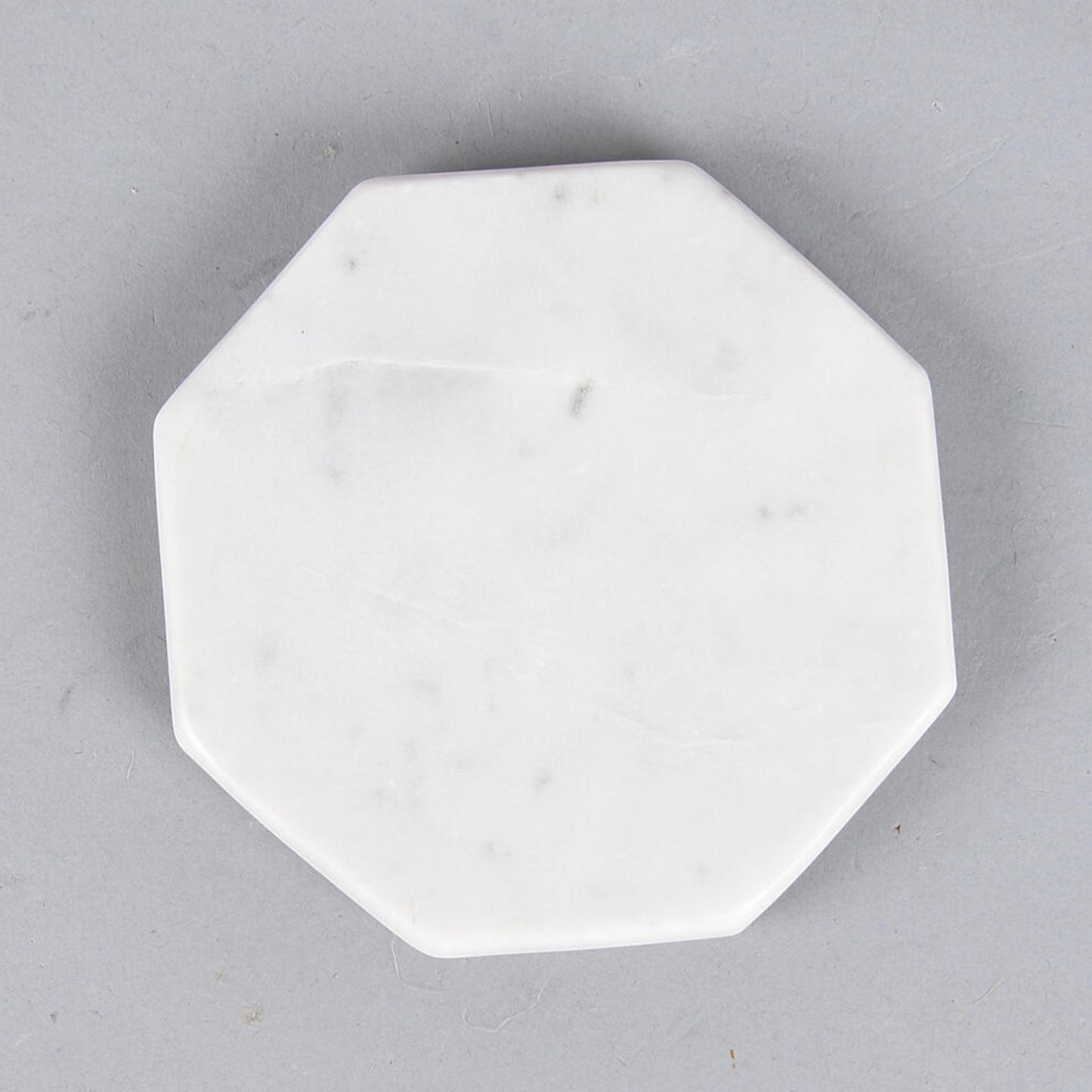 Hand cut marble octagon coasters (set of 4)