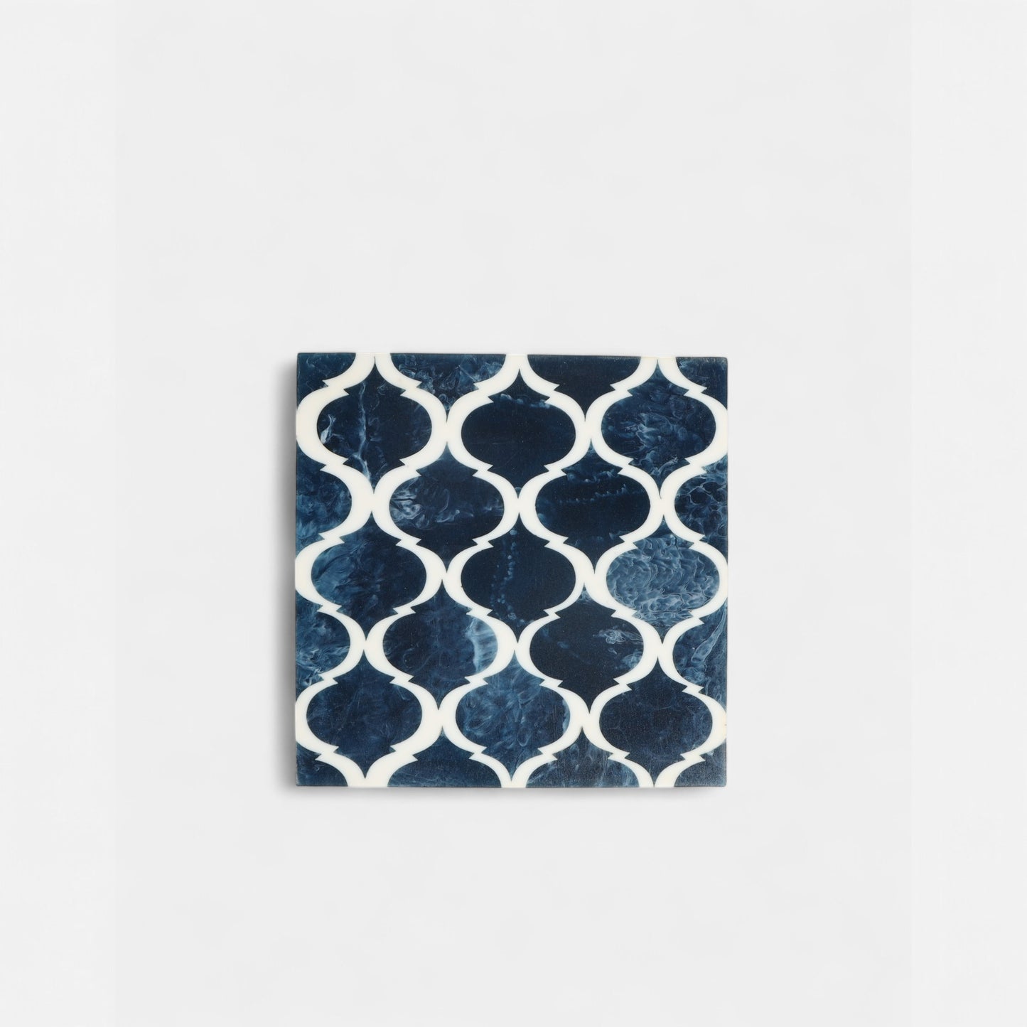 Lattice Pattern Wooden Coasters (Set of 4)