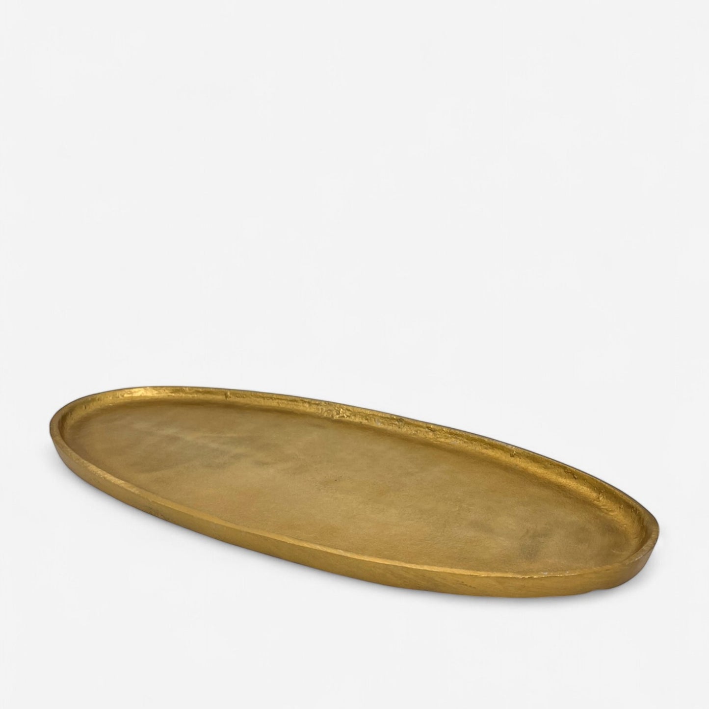 Handcrafted Large 47x20cm Decorative Tray in Gold