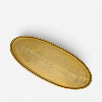 Handcrafted Large 47x20cm Decorative Tray in Gold