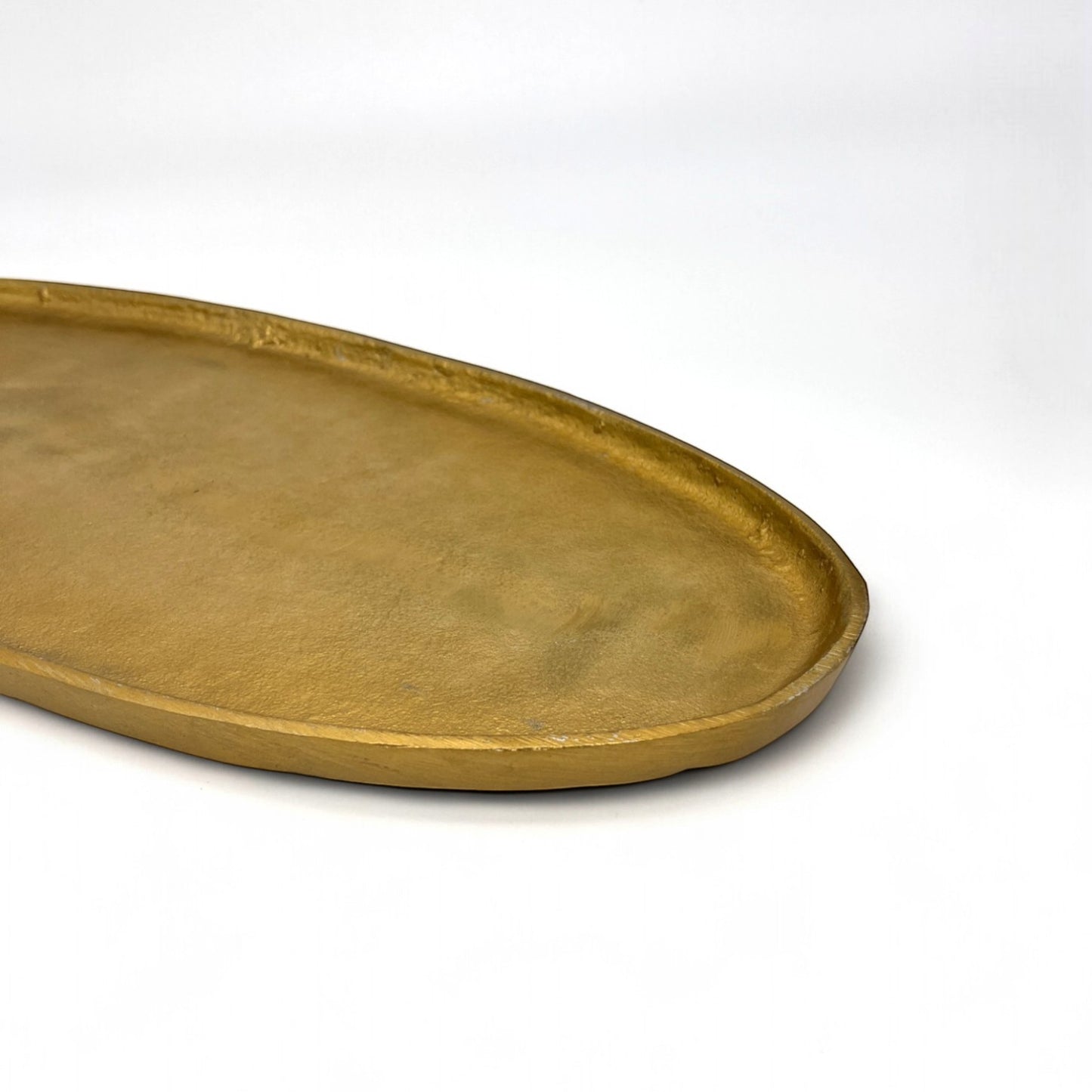 Handcrafted Large 47x20cm Decorative Tray in Gold