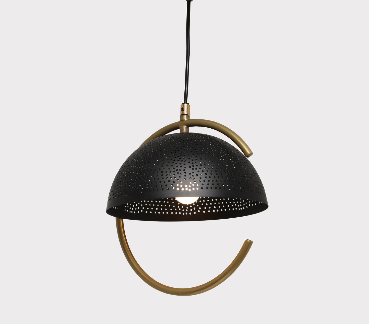 Hand Cut Contemporary Iron Hanging Lamp