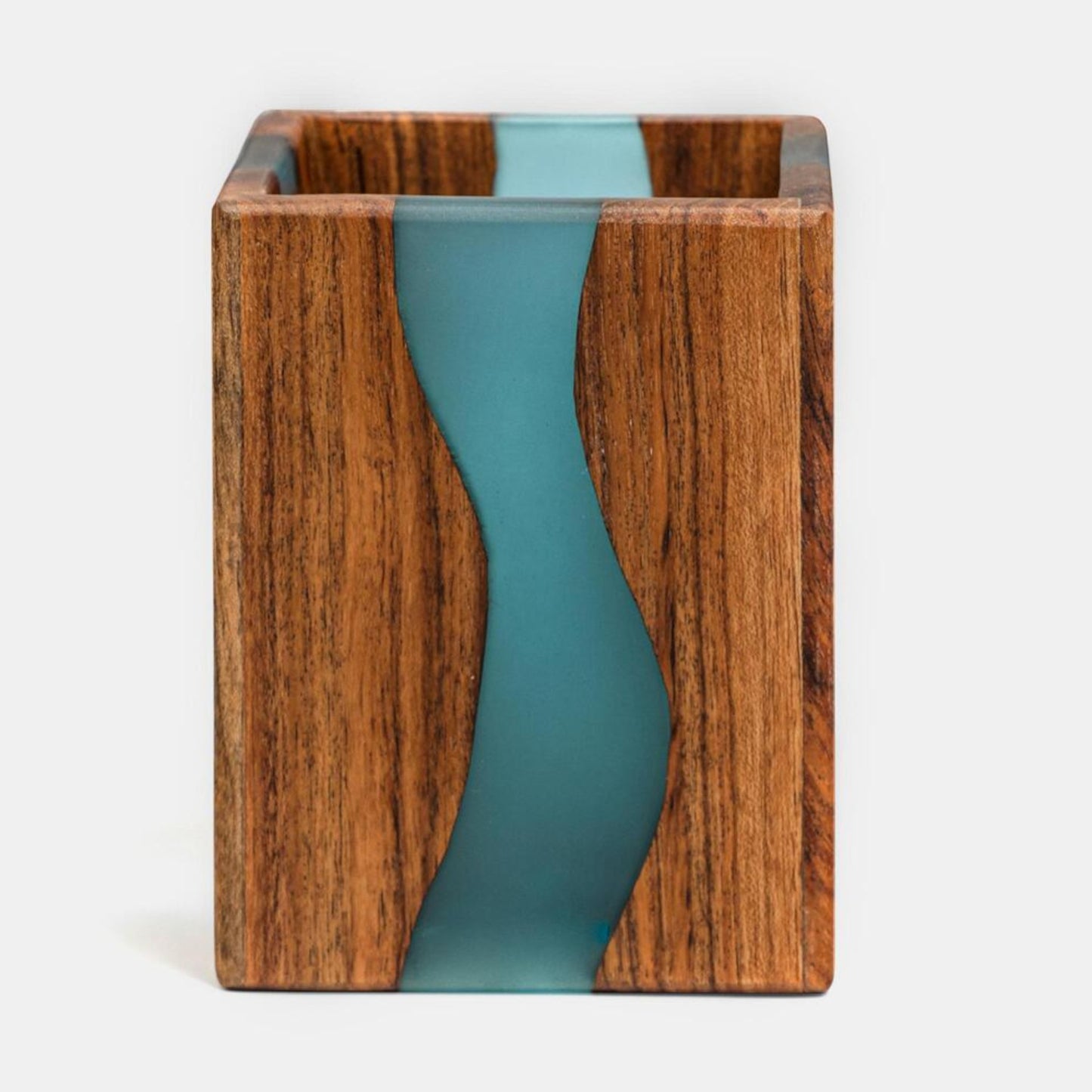 Luxury Feast Live Edge Acacia Wood Cutlery Holder