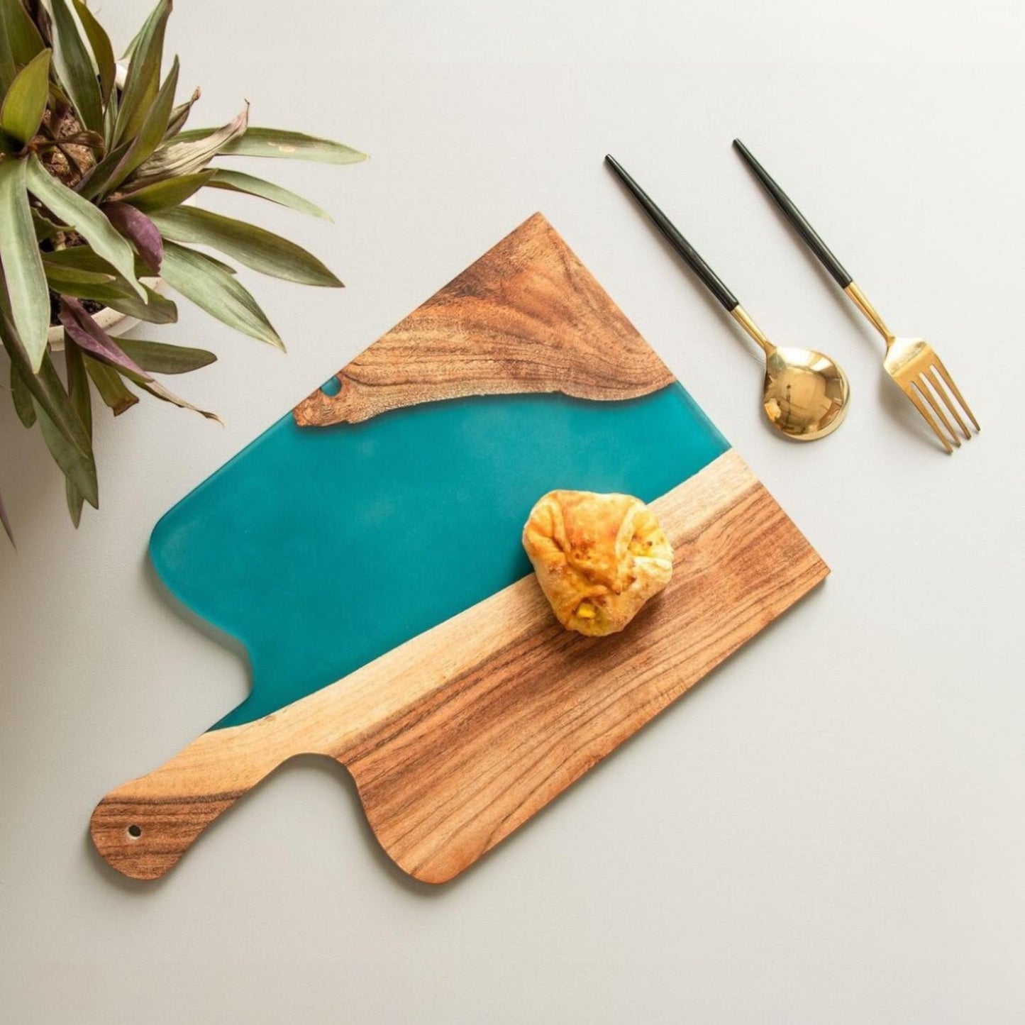 Luxury Feast Live Edge Acacia Wood Platter