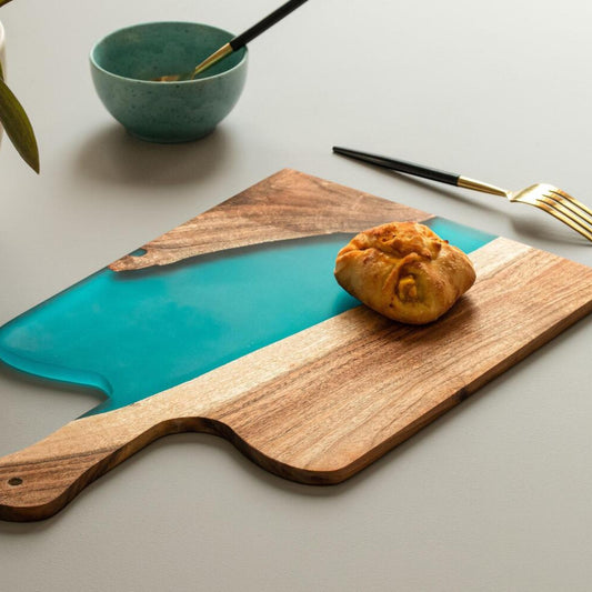 Luxury Feast Live Edge Acacia Wood Platter