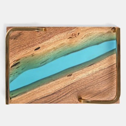 Luxury Feast Acacia Wood Serving Tray