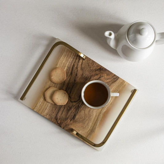 Luxury Feast Acacia Wood Serving Tray