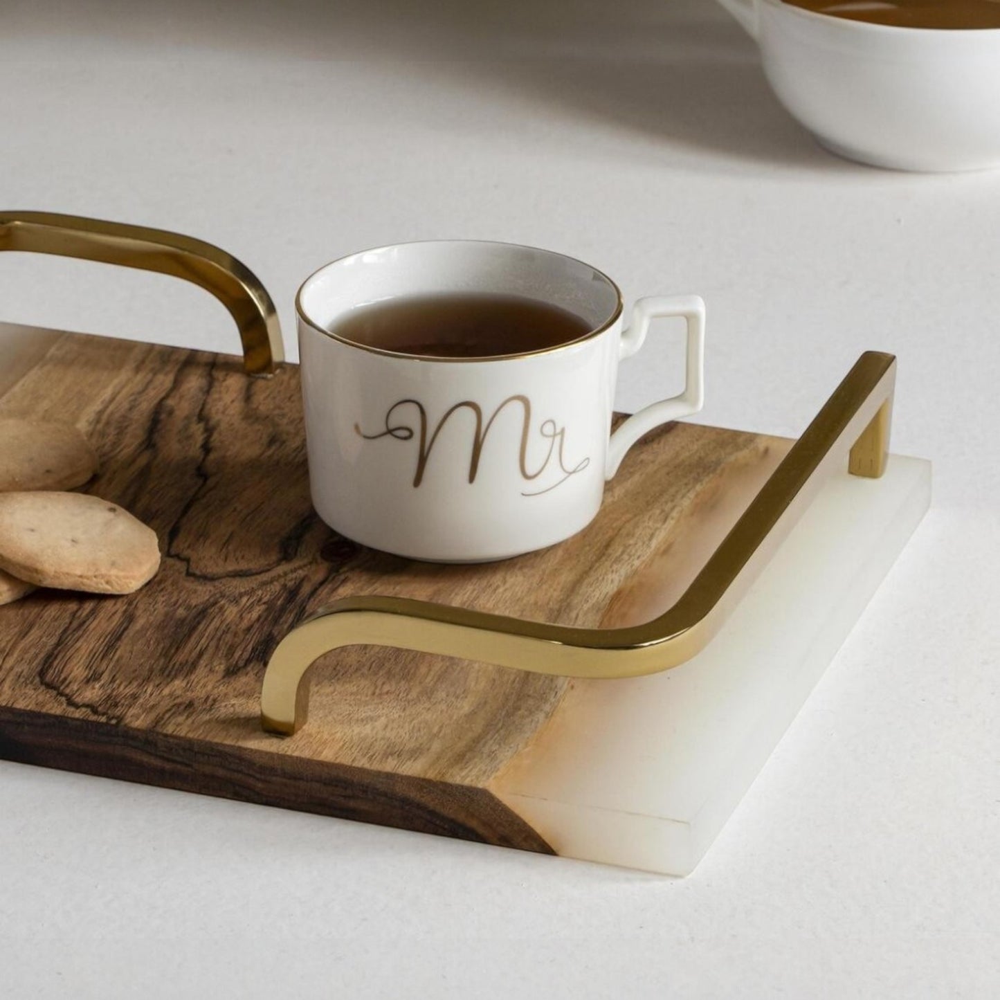 Luxury Feast Acacia Wood Serving Tray