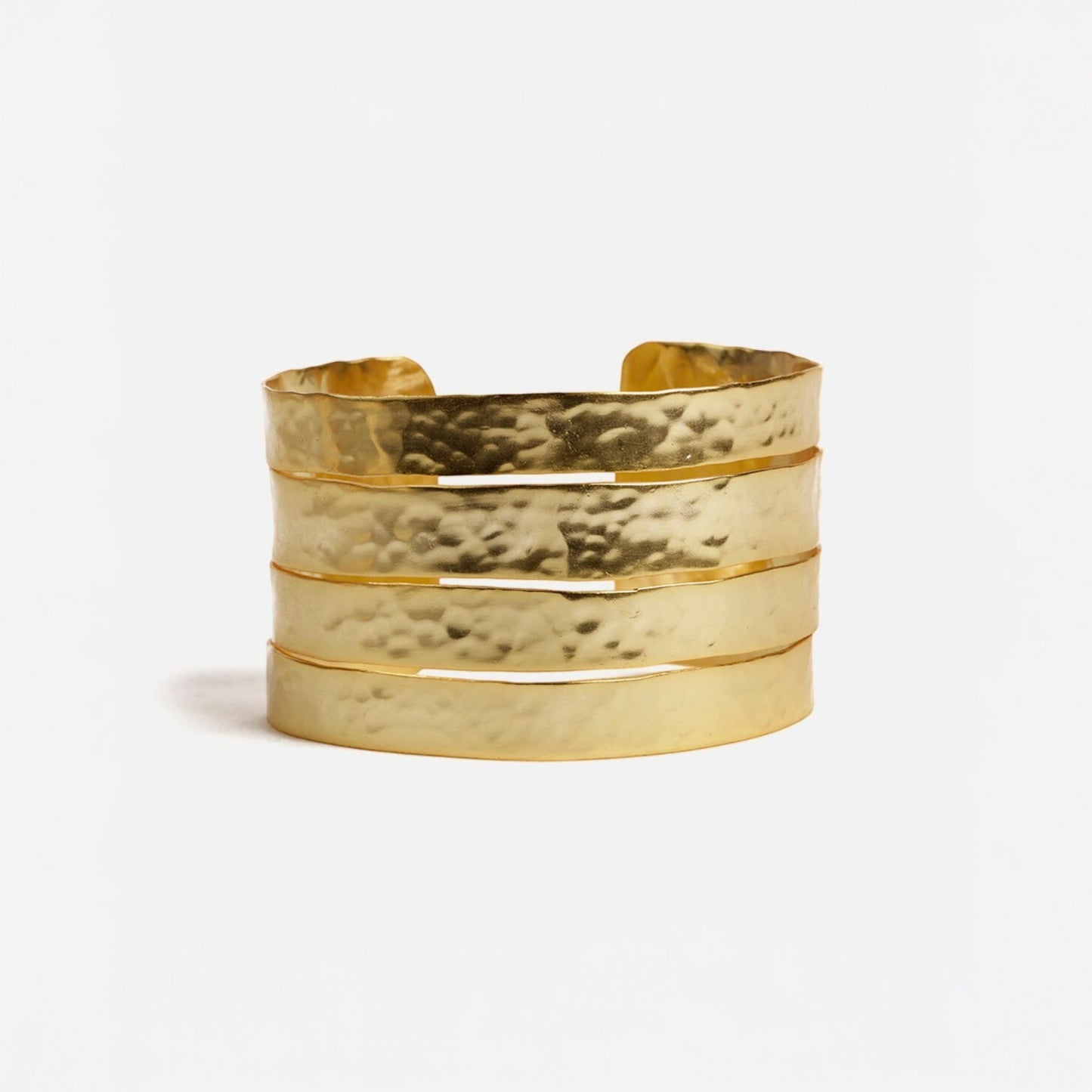 Handmade Gold-Toned Stackable Bracelet