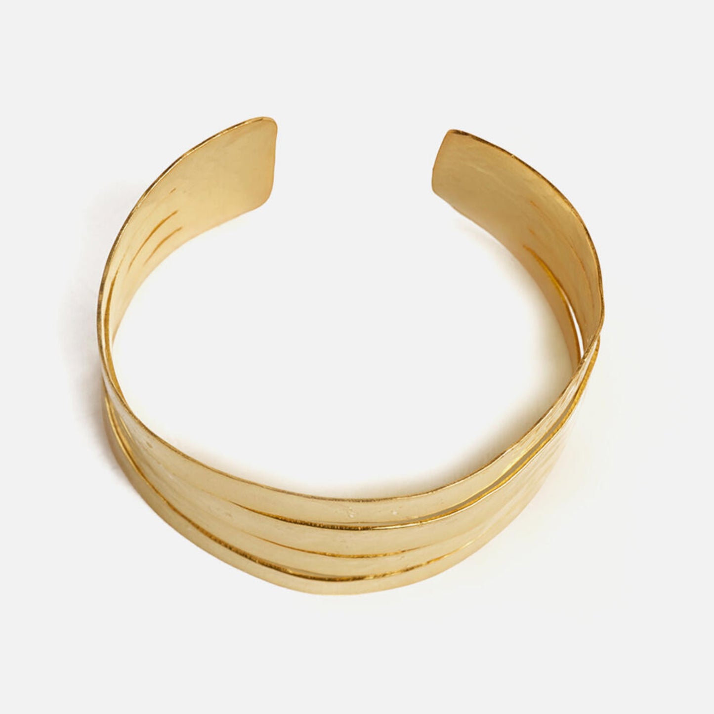 Handmade Gold-Toned Stackable Bracelet