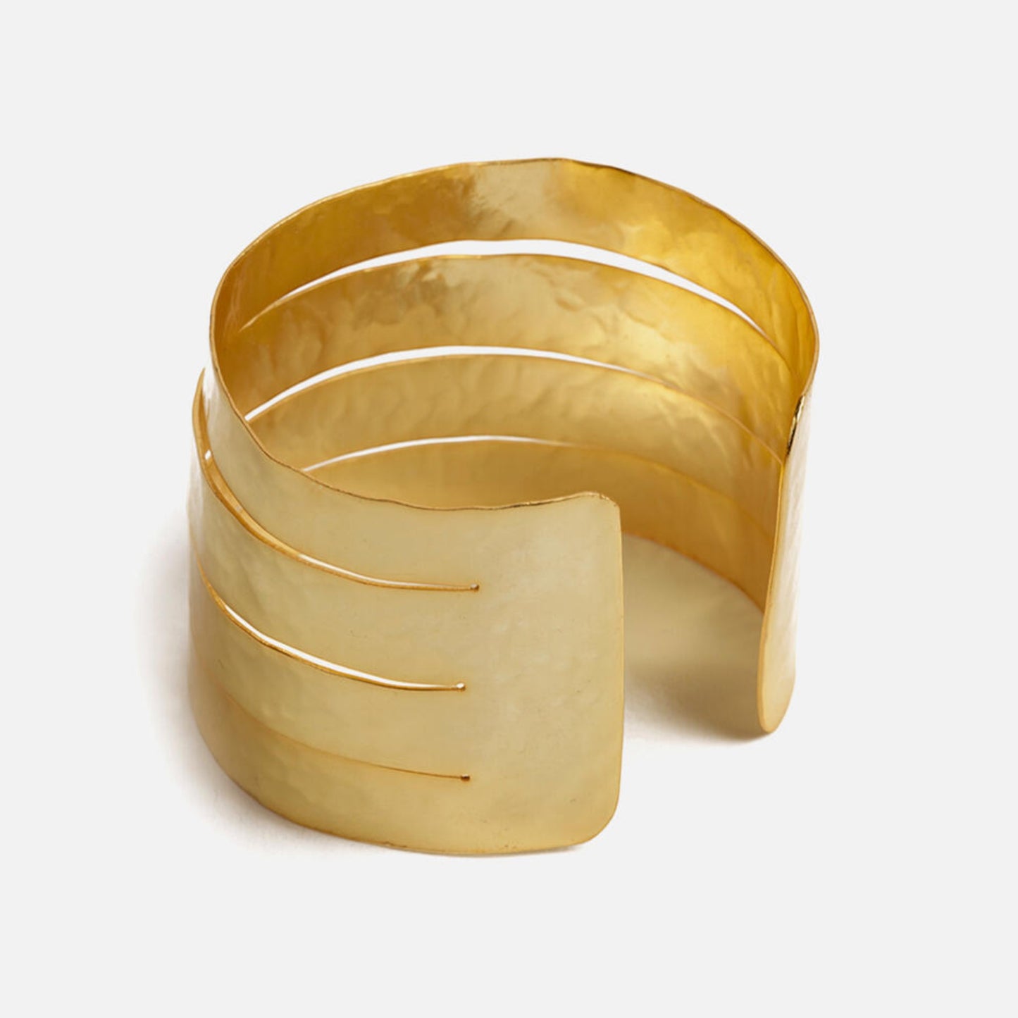 Handmade Gold-Toned Stackable Bracelet