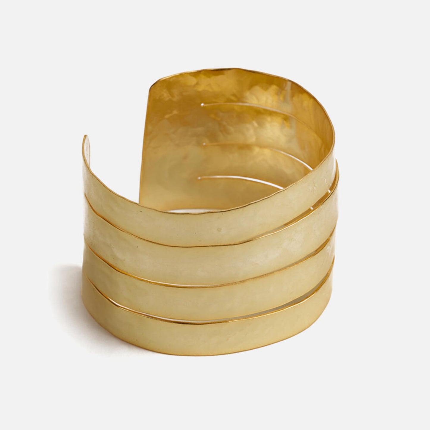 Handmade Gold-Toned Stackable Bracelet