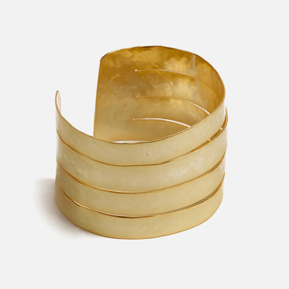 Handmade Gold-Toned Stackable Bracelet