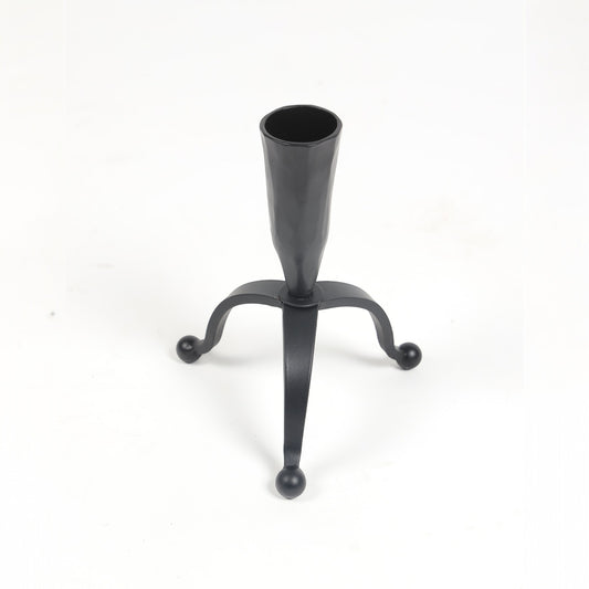 Black Iron Taper Candle Holders