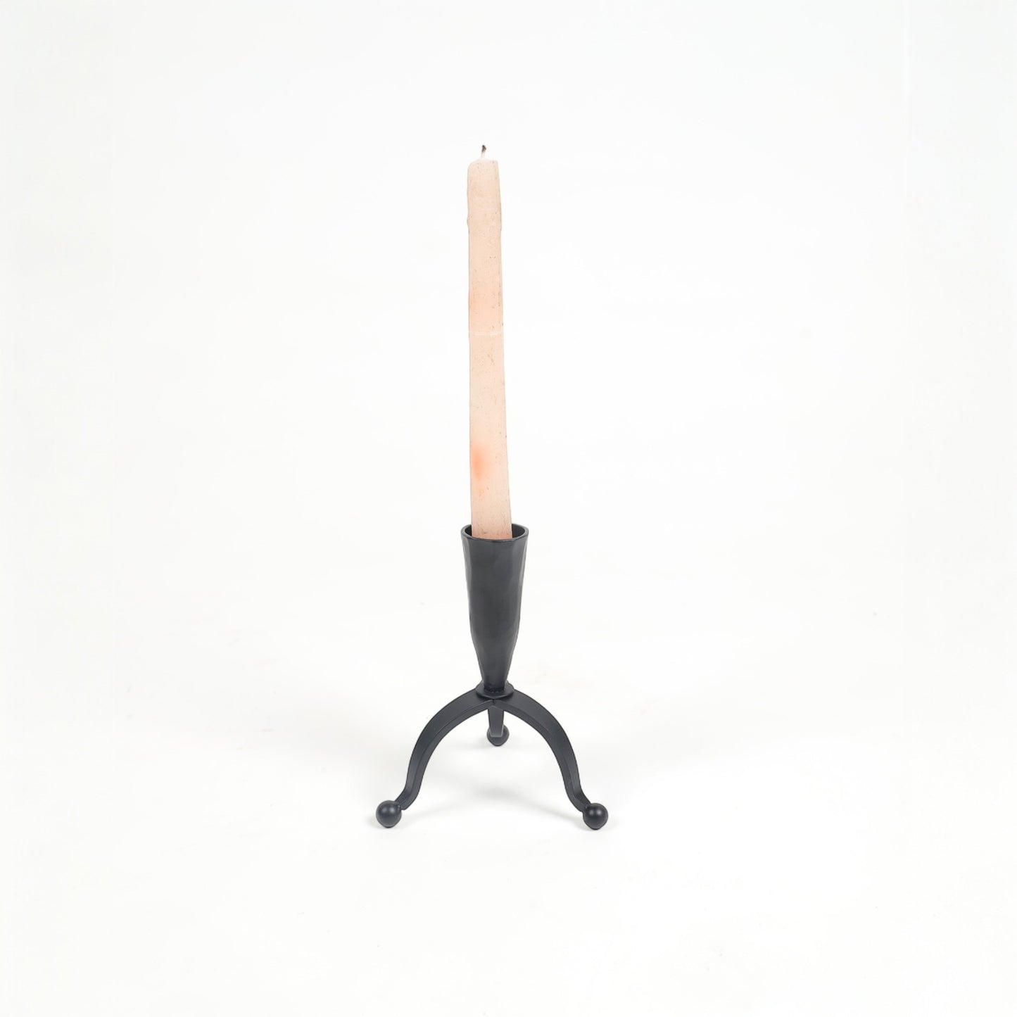 Black Iron Taper Candle Holders
