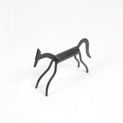 Handcrafted Iron Horse Table-Top Decorative