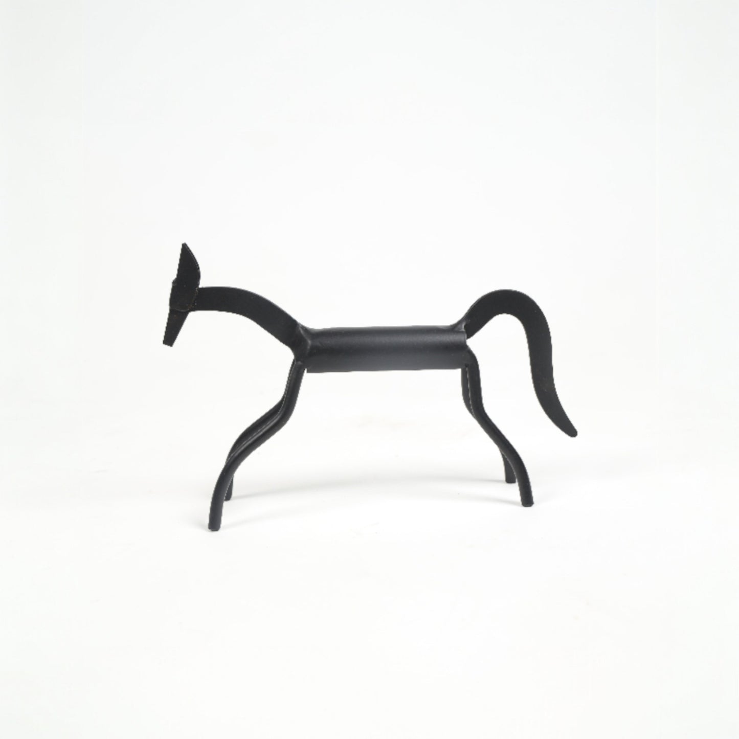 Handcrafted Iron Horse Table-Top Decorative
