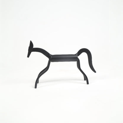 Handcrafted Iron Horse Table-Top Decorative