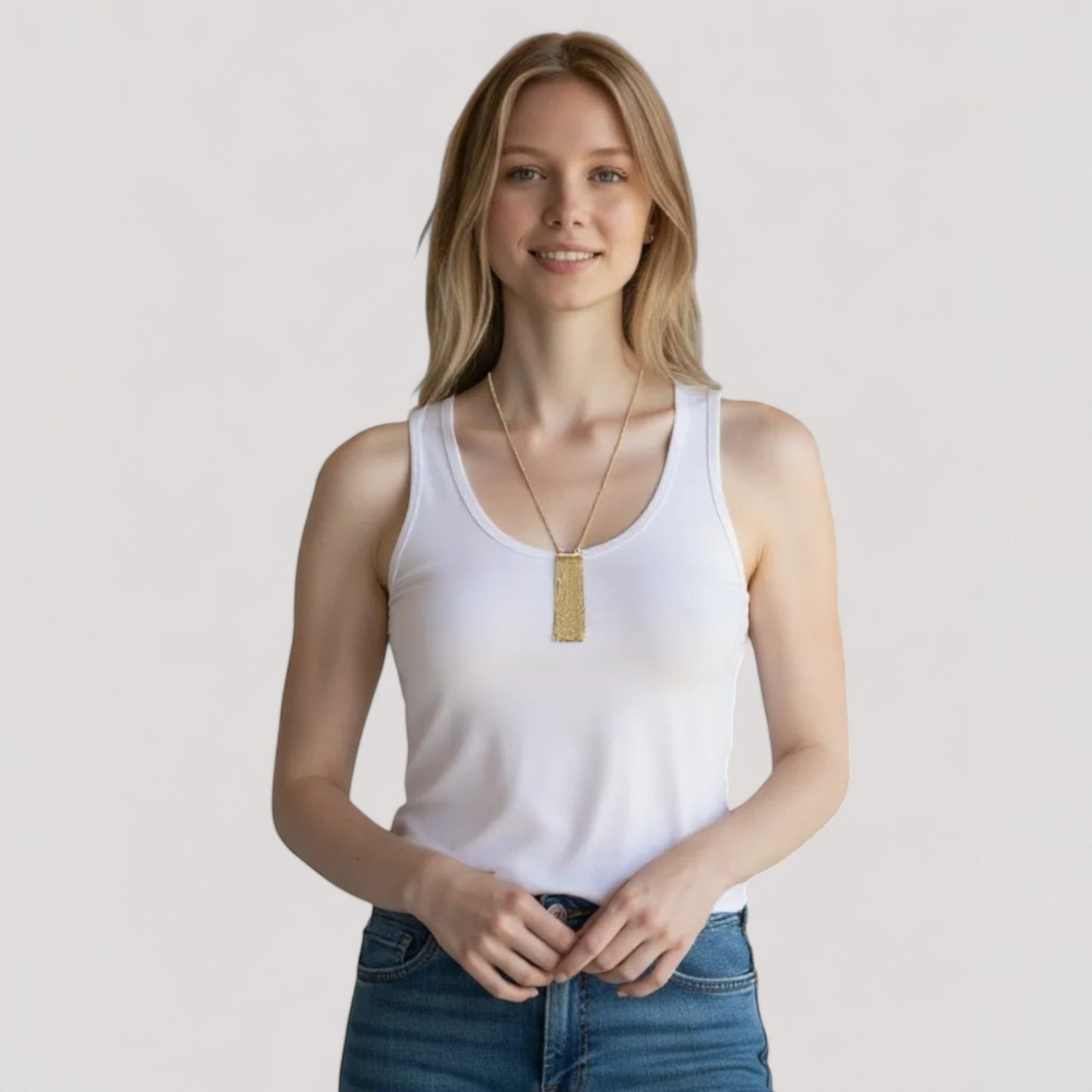 Artisanal Gold-Toned Necklace