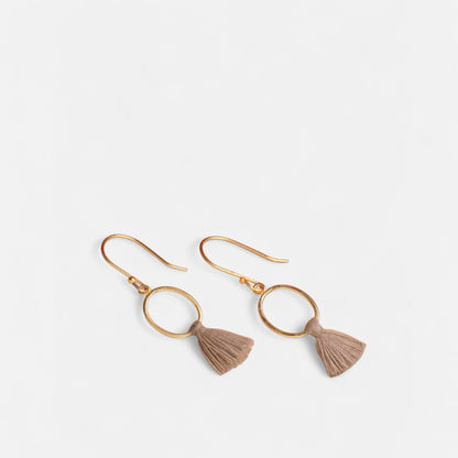 Gold-Toned Artisan Earring
