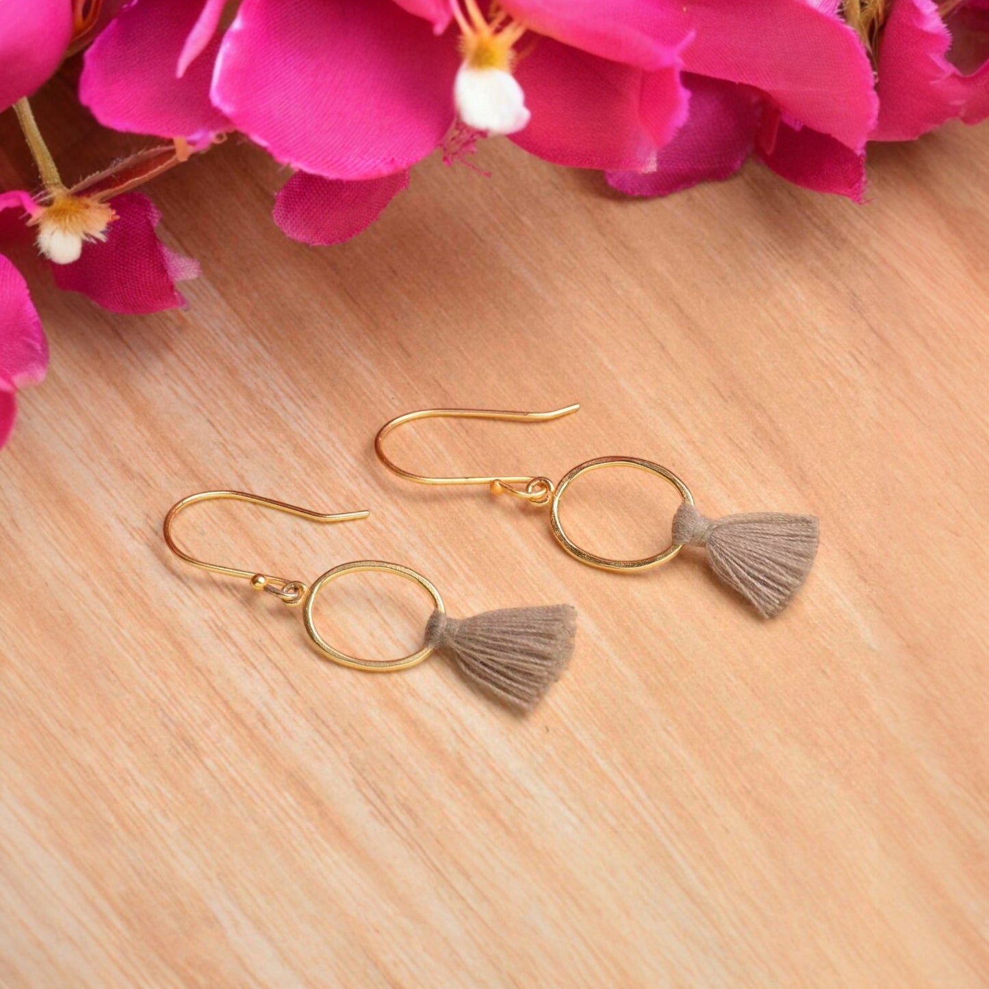 Gold-Toned Artisan Earring